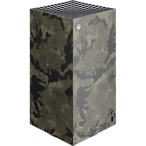 Wood Camo Camouflage XBox Series X Digital Edition Console Skin